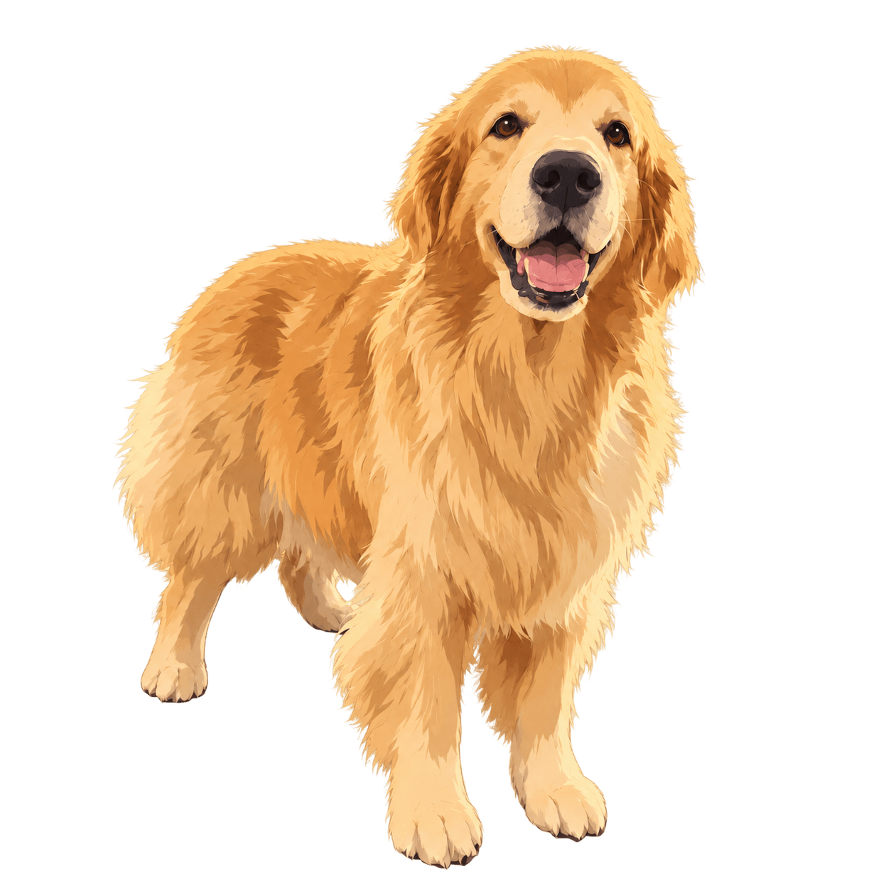 Georgia, a golden retriever at Funny Pets NYC